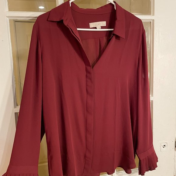 Maroon Blouse - Picture 2 of 2